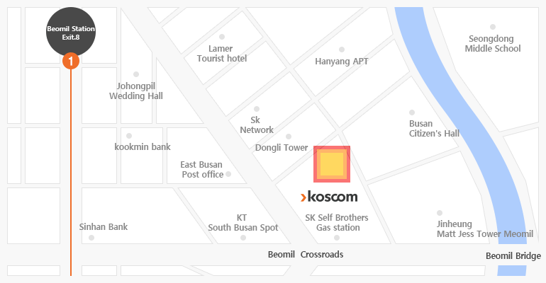 location - Busan IDC Center(See below)